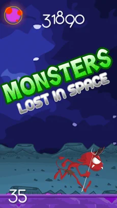 迷失在太空中的冒险怪物 – 银河之战，IOS 游戏