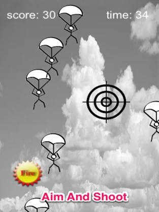 瞄准和射击：火柴人狙击手战斗免费，游戏为IOS