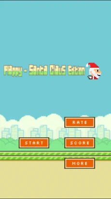 Aaaaaah! Flappy Santa, game for IOS