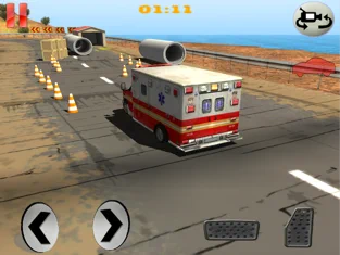 Ambulance Driver Trails Parking Sim 2017, game for IOS