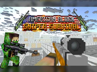 American Block Sniper Survival, game for IOS