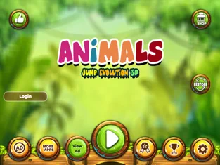Animals Jump Evolution 3D, game for IOS