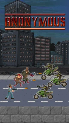 Anonymous – Villain Gangsters Fighting an Army of Death, game for IOS