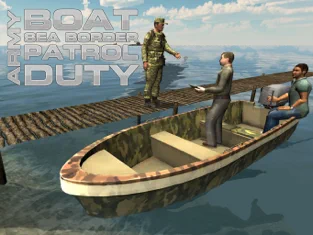 Army Boat Sea Border Patrol – Real mini ship sailing & shooting simulator game, game for IOS