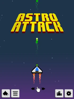 Astro Attack, game for IOS