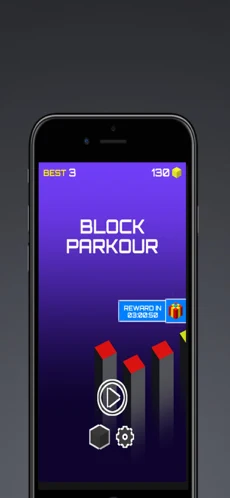 Block Parkour, game for IOS