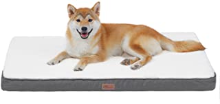 Aplatho Memory Foam Dog Bed, Dog Mat for Medium Large Dogs, Orthopedic Egg Crate Pet Bed Mattress with Removable Washable and Wear Resistant Cover and Nonskid Bottom