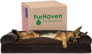 Furhaven Pet – Sofa-Style Dog Pillow Bed & Traditional Orthopedic Foam Mattress Dog Bed for Dogs & Cats – Multiple Styles, Sizes, & Colors