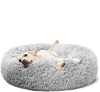 HACHIKITTY Dog Beds Calming Donut Cuddler, Puppy Dog Beds Large Dogs, Indoor Dog Calming Beds Large,30”