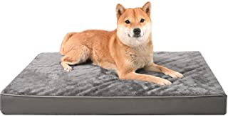 Midrising Large Orthopedic Dog Bed for Medium, Large Dogs,Washable Dog Crate Bed with Removable Waterproof Cover,Large Egg Crate Foam Pet Bed Mat with Non-Slip Bottom